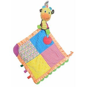 INFANTINO Baby Lovey Security Blanket Giraffe Plush Measures 11.5” x 11.5”